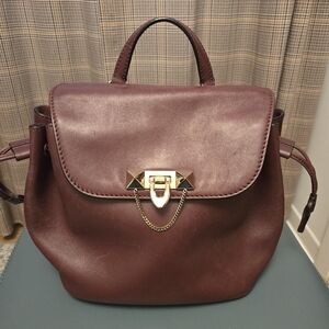 Valentino Garavani Demilune leather drawstring backpack